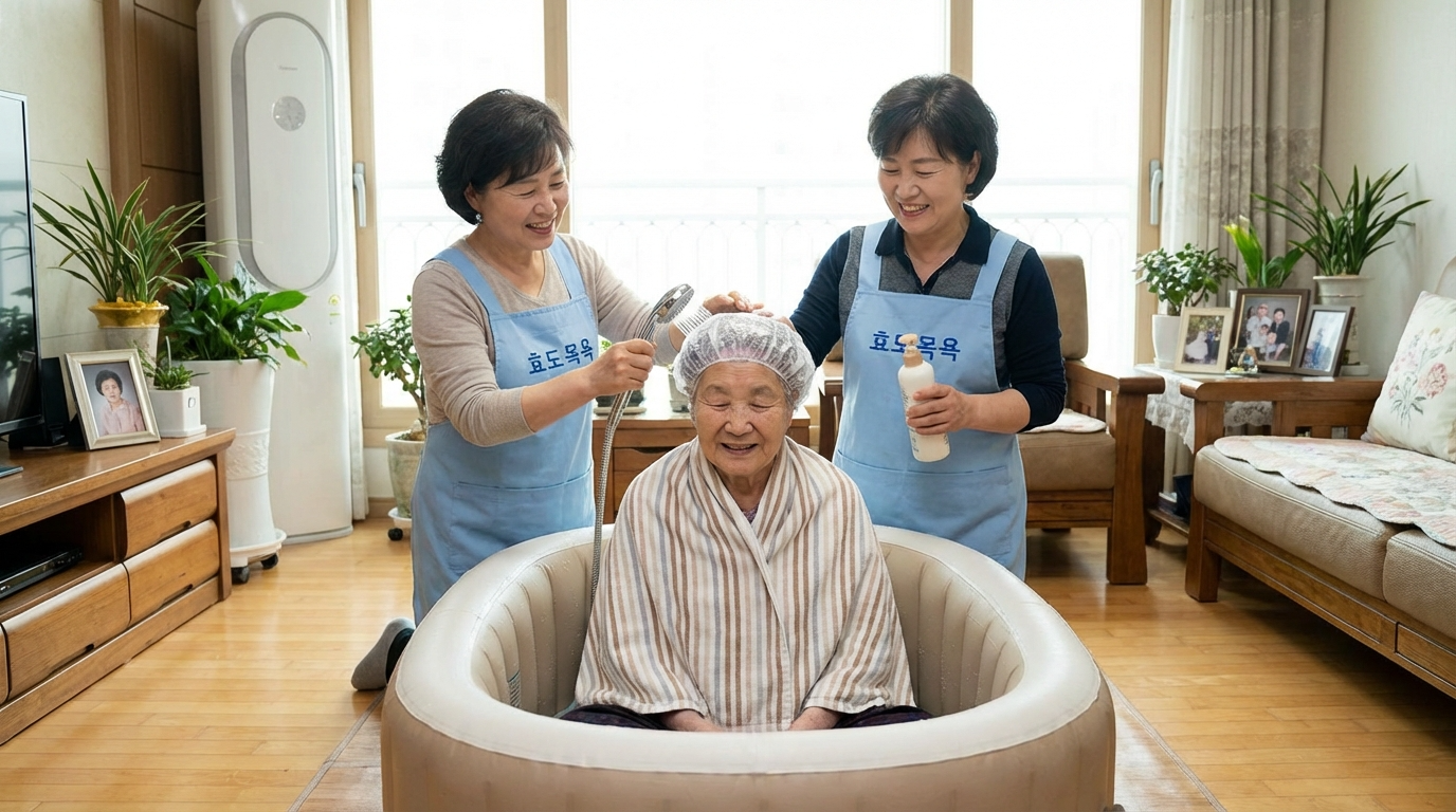 해피안 전문 방문목욕 서비스